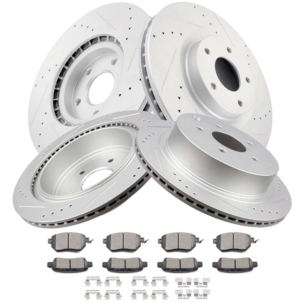 Brake Rotors and Brake Pads Set for Nissan Murano (2009–2010)