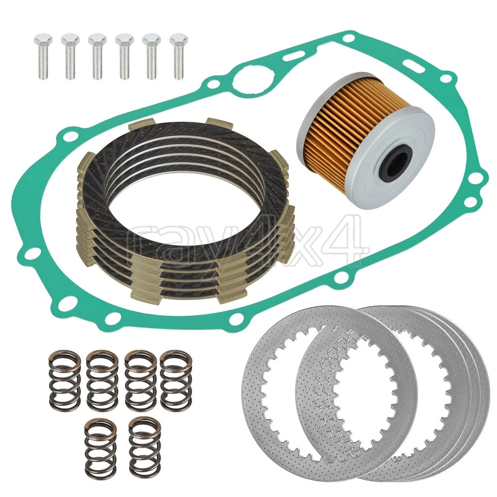 Clutch Plates Kit w/ Gasket Springs for Suzuki DRZ110 (2003–2005) KLX110 (2002–2024)