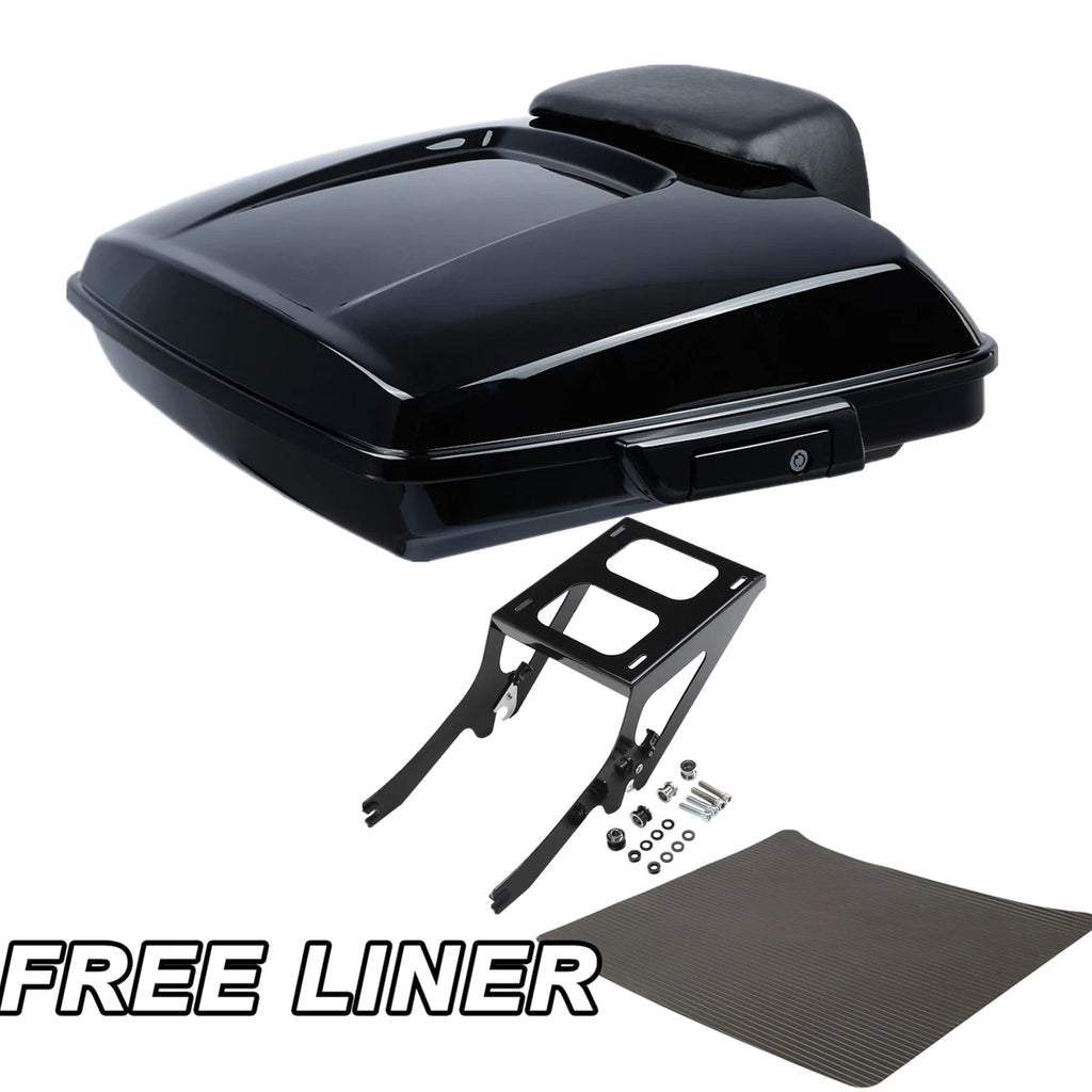 5.5" Backrest Pad Mount Rack for Harley Deluxe FLDE (2018–2023)