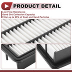 Car Engine Air Filter No.SH01133A0A for Mazda 3 (2013) 1 Pc Long Life