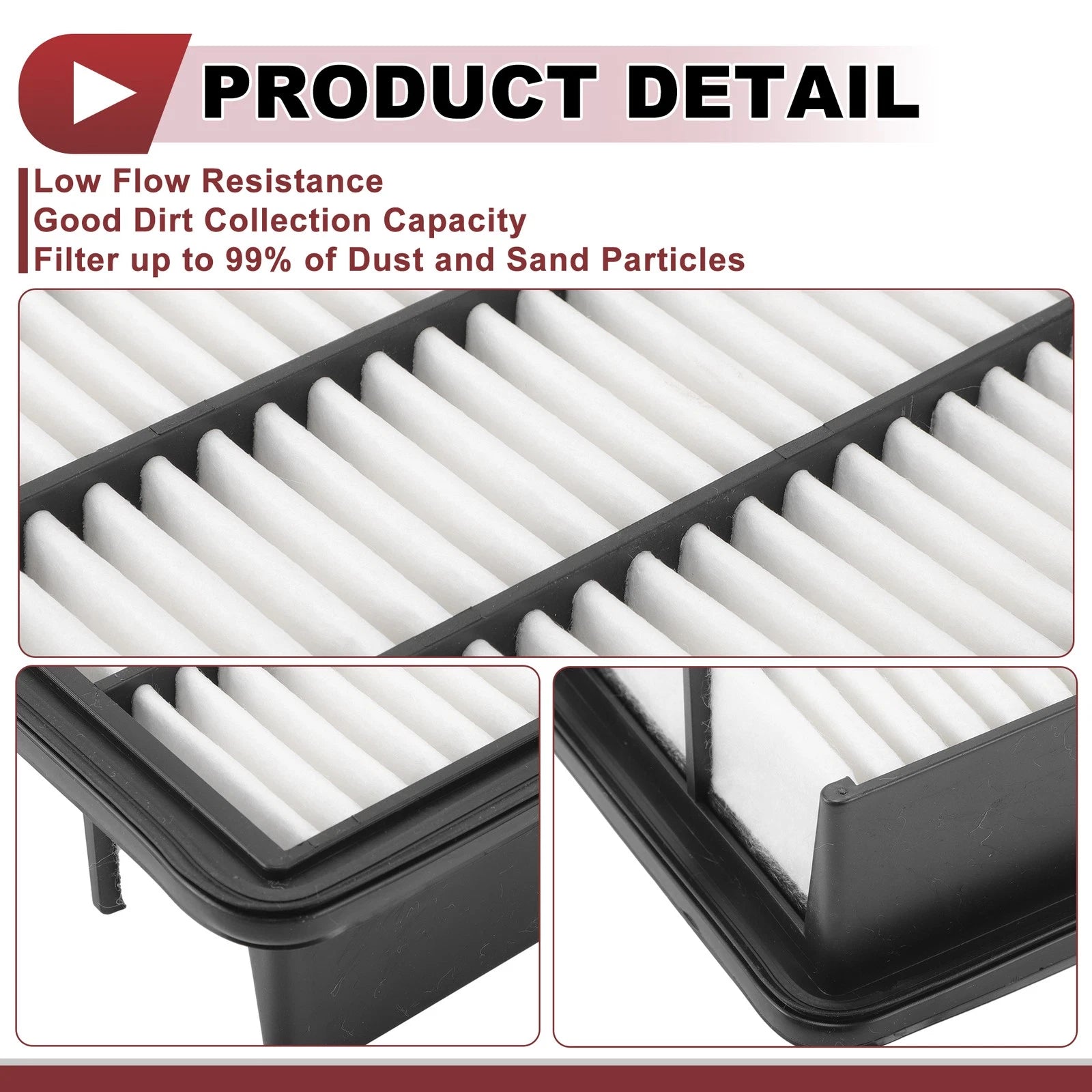 Car Engine Air Filter No.SH01133A0A for Mazda 3 (2013) 1 Pc Long Life