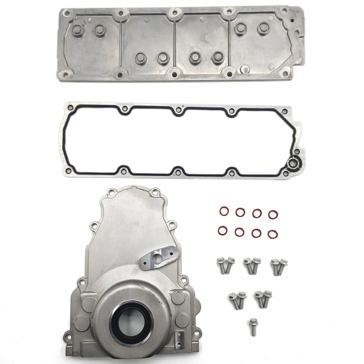Timing Cover Kit for GM LS2 LS3 LS7 (2007–2013) - Non AFM Gen4 Valley Plate