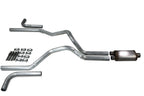 2.5" Dual Exhaust Kit for Ford F-150 (1987–1997) Stainless Muffler Side Exit