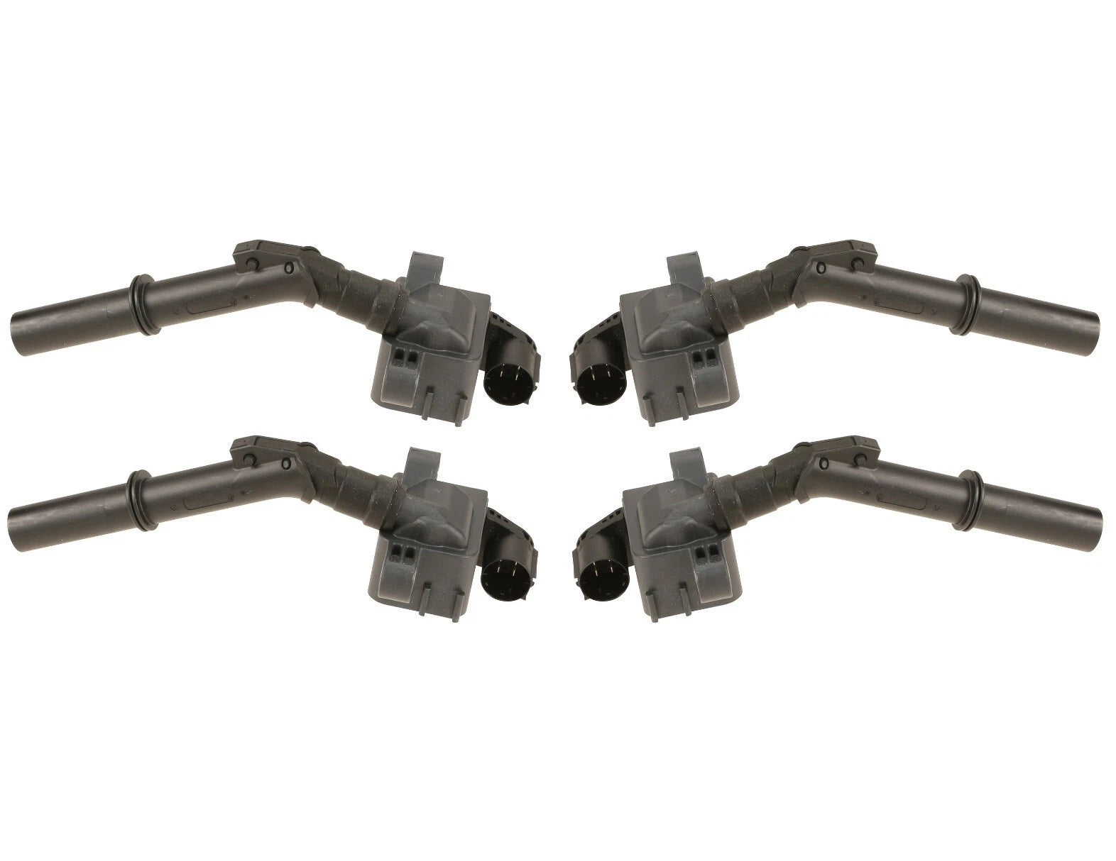 Set of 4 Ignition Coils with Spark Plug Connector for Mercedes Benz