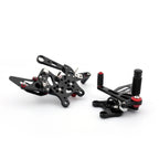 CNC Racing Rearset Footrests for Aprilia RSV4 (2009–2012)