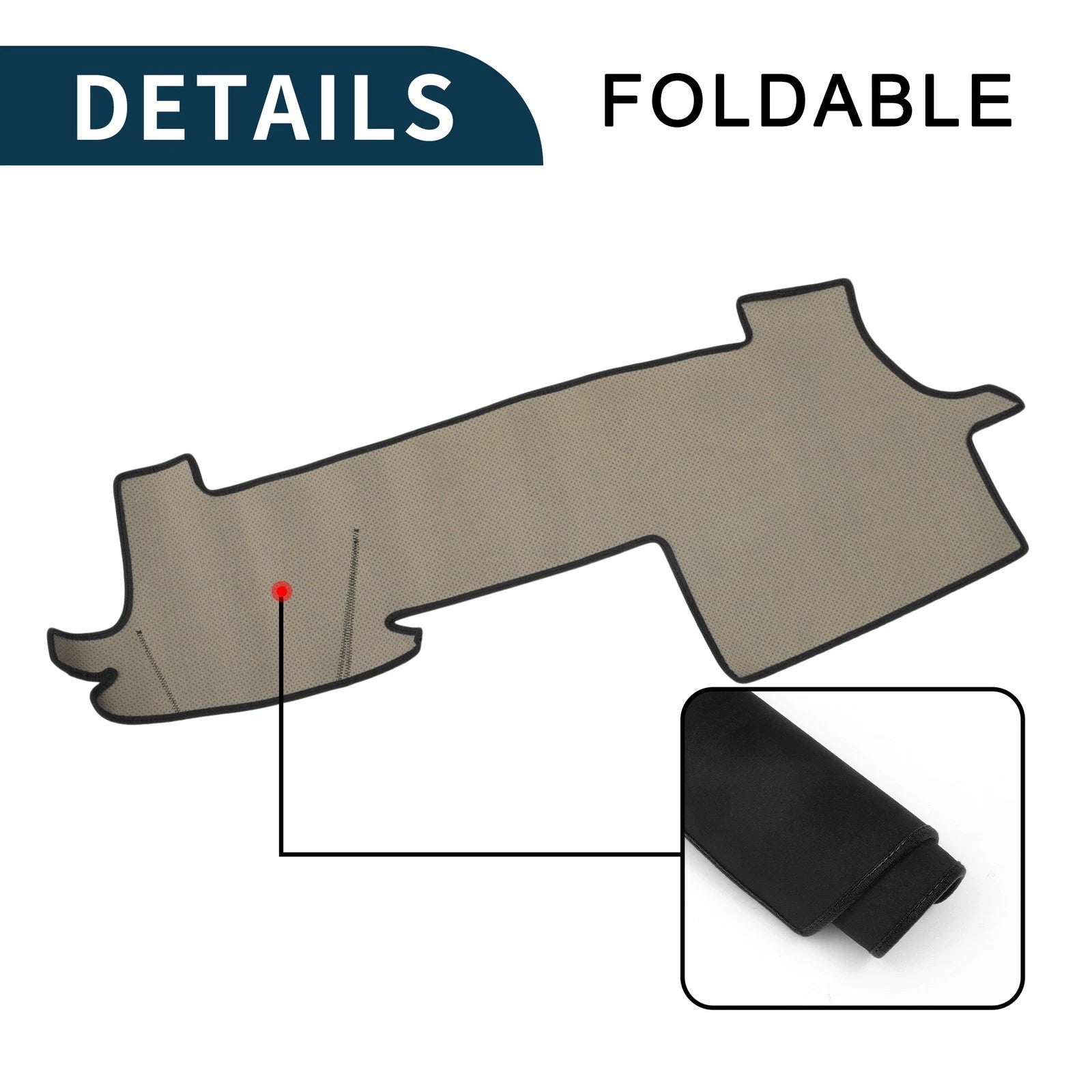 Dashboard Dash Cover Mat for Toyota Mark X (2004–2023) Black