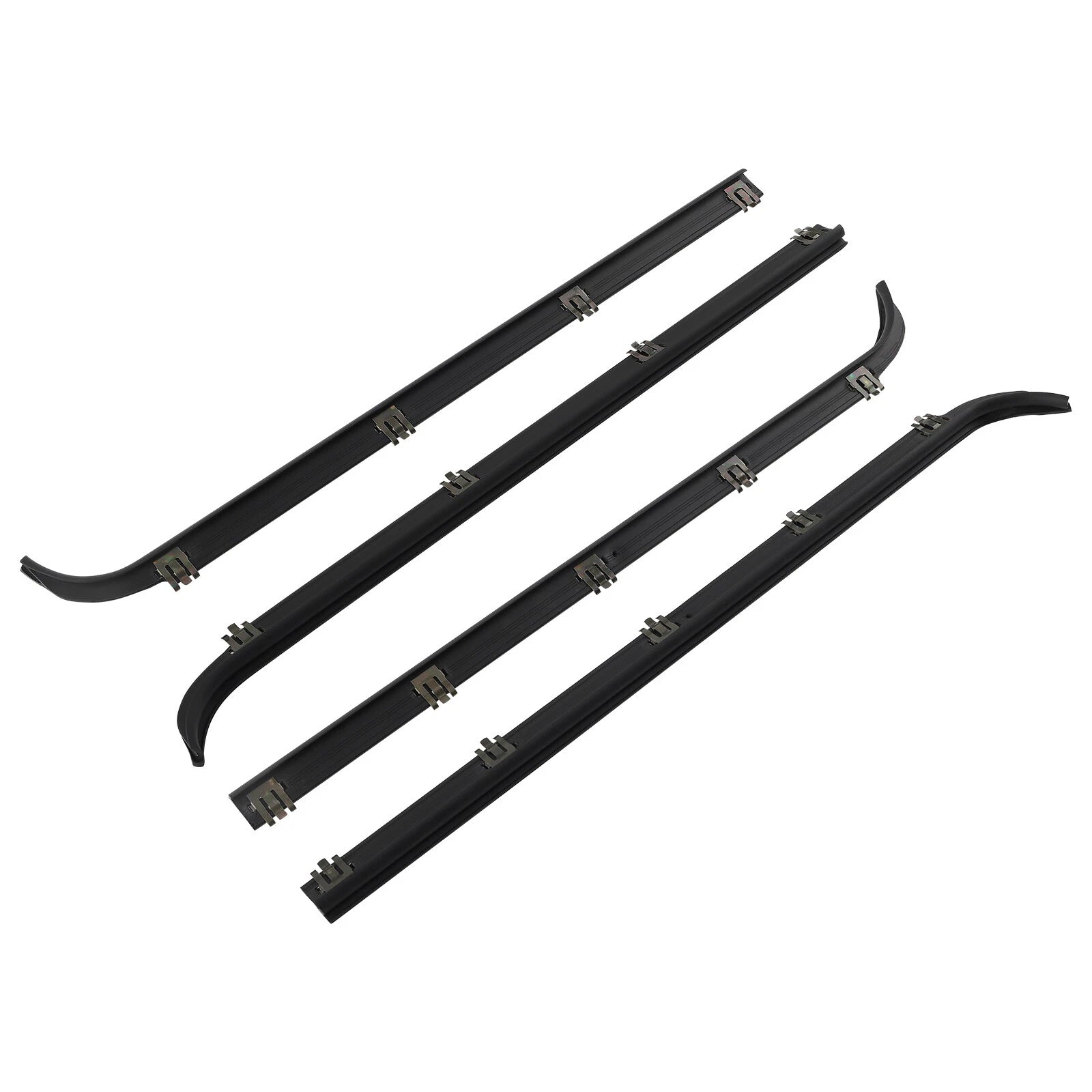 Door Window Seal Belt Weather Strip for Ford F150/F350/Bronco (1987–1997) E7TZ1521453A
