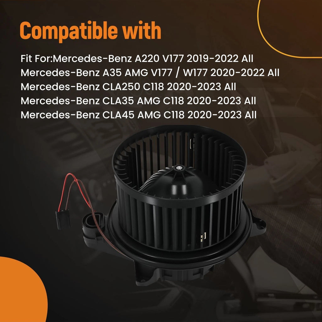 HVAC Blower Motor with Fan Cage for Mercedes-Benz EQB GLB (2020–2023)