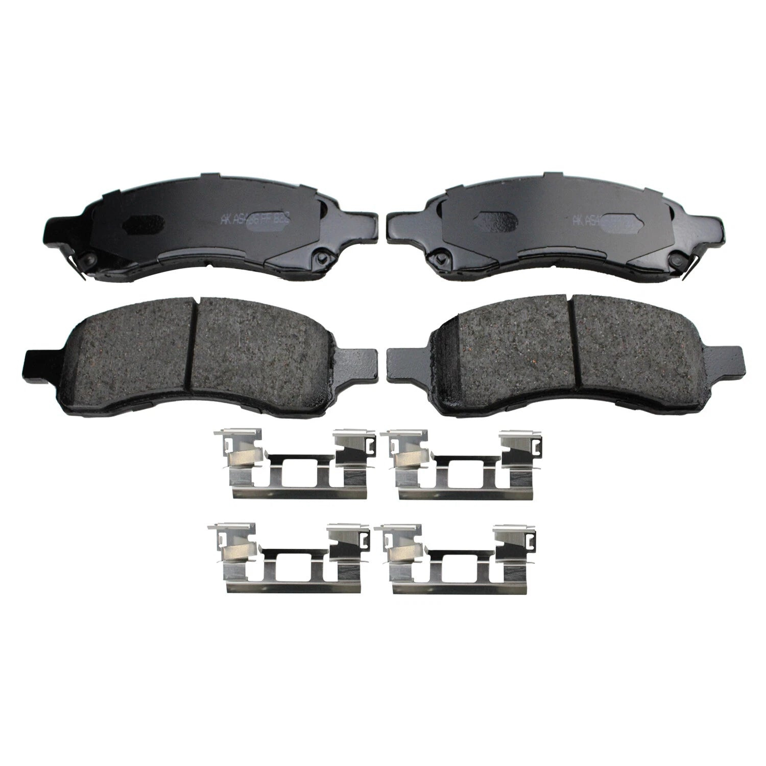 Set of 4 ProAct Disc Brake Pads for Buick Enclave GMC Acadia Saturn Outlook (2008–2017)