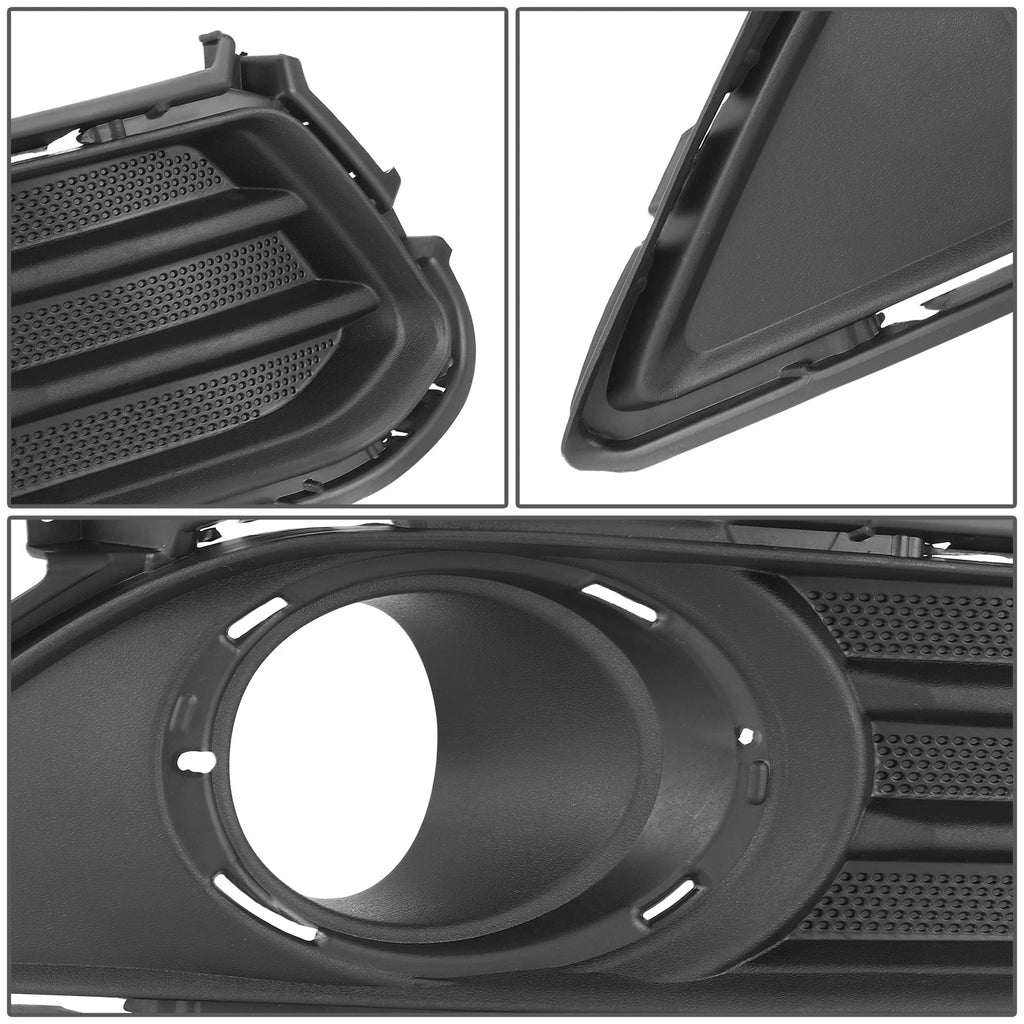 Fog Light Bezel for Ford Fusion (2013–2016) Right Smooth Black Factory Style