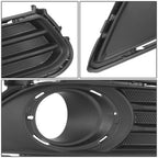 Fog Light Bezel for Ford Fusion (2013–2016) Right Smooth Black Factory Style