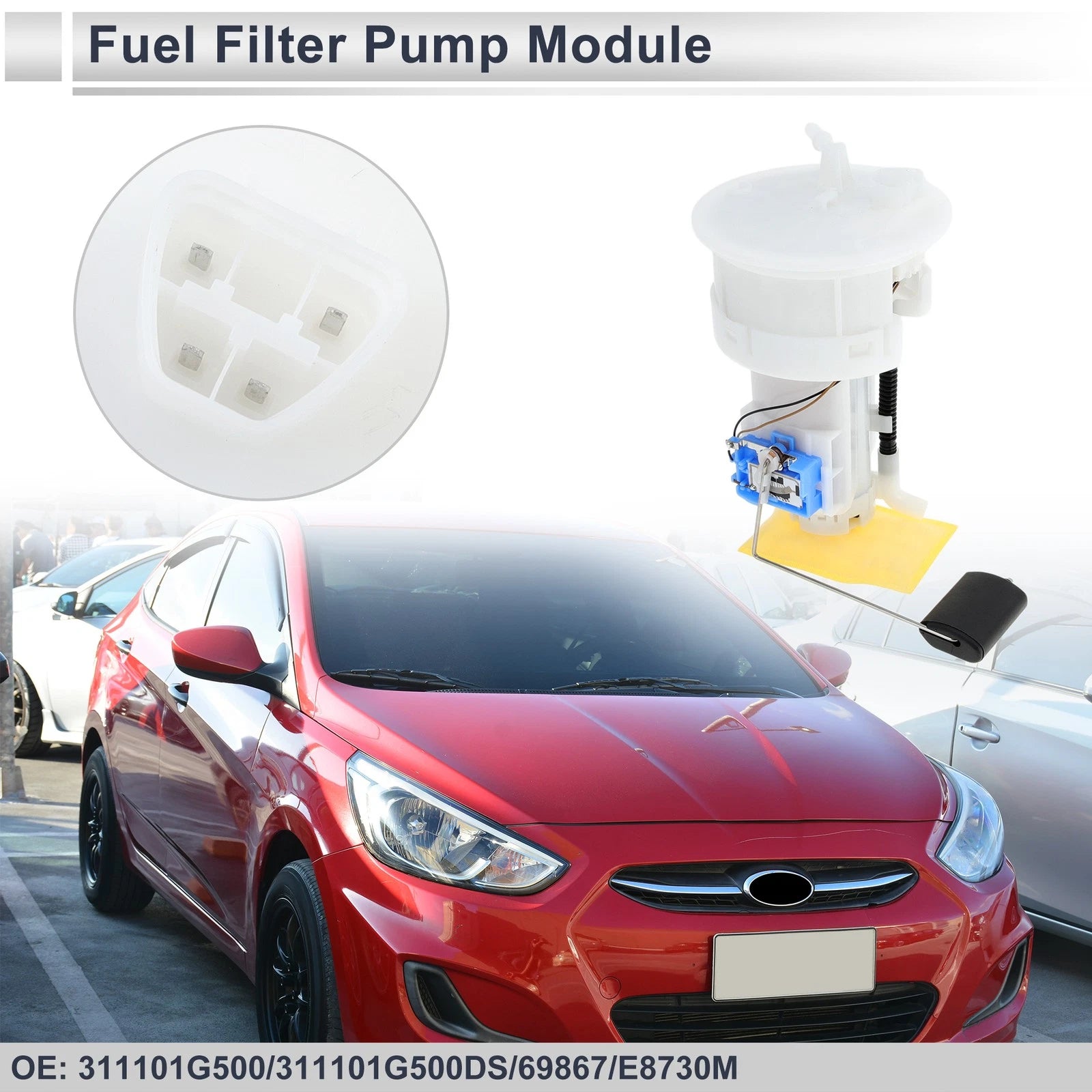 Fuel Pump Assembly for Hyundai Accent (2006–2011) L4 1.6L No. 311101G500