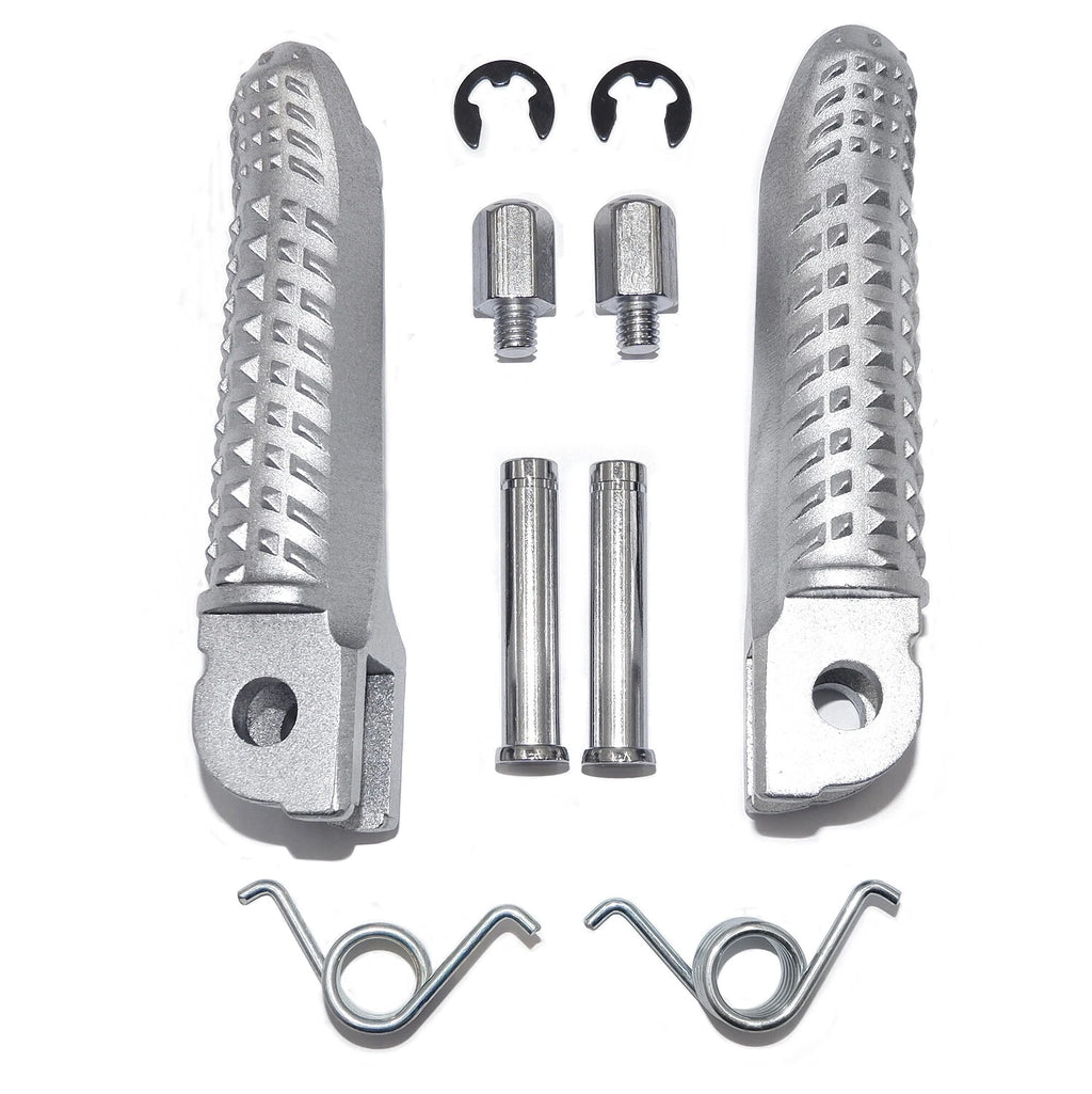 Silver Foot Pegs Footrest for BMW S1000RR (2015–2017)