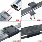 Running Boards for Ford Transit Full Size Van (2015-2026) - 6 Inch Silver