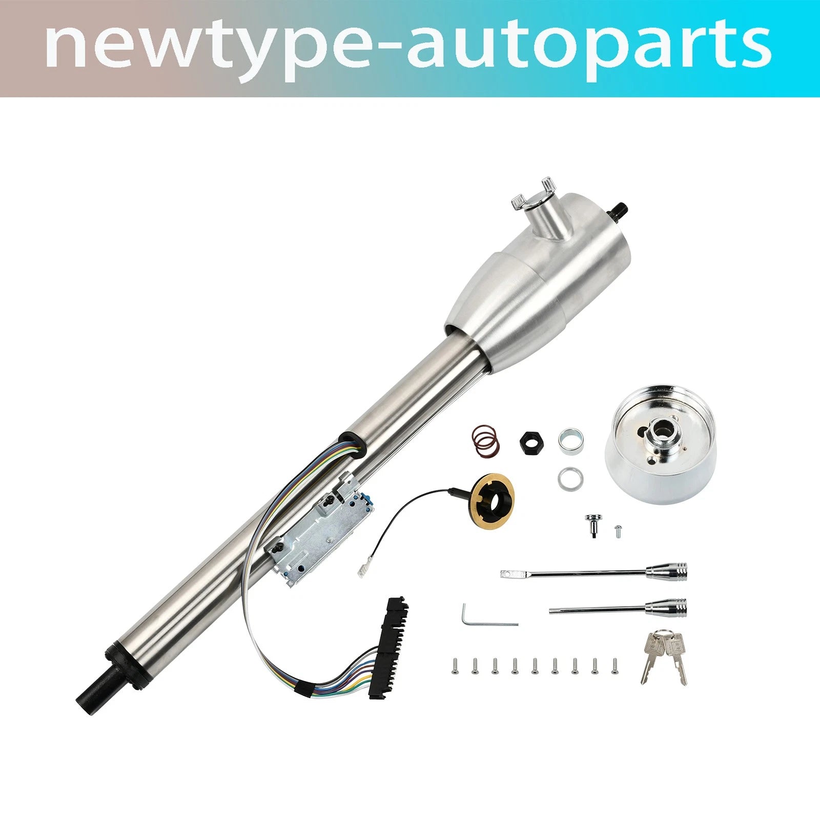 30" Stainless Tilt Manual Steering Column for Universal Applications (No Year)
