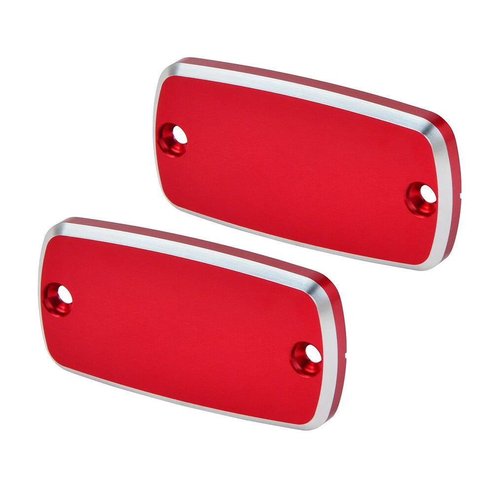 Set of 2 Front Brake & Clutch Master Cylinder Reservoir Caps for Honda CBR1000F (1987–1996)