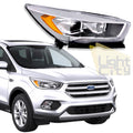 Right Side Headlight for Ford Escape (2017–2019) (HID, LED Accent) RH