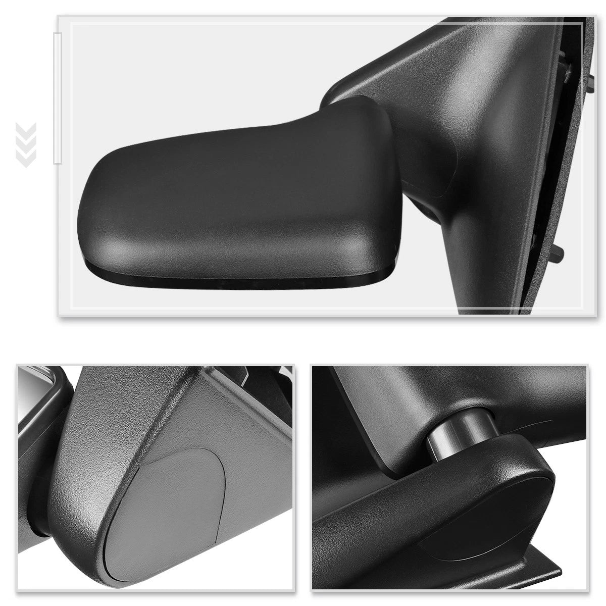 Set of 2 Black 6" Oval Side Step Nerf Bars for RAM 1500 (2019–2024)