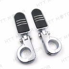 HTTMT 1.5" Highway Flame Foot Peg P Clamps for Harley Sportster 883/1340/XL1200