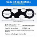 Compact Plumbing Faucet Wrench Tool with 6 Adapters for Sink Work