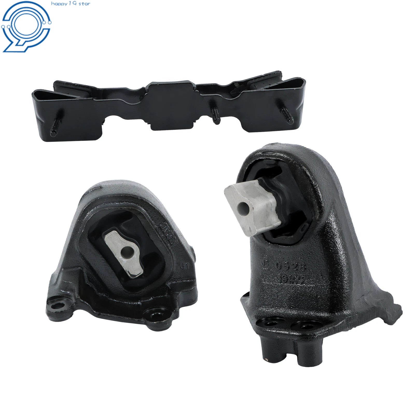 Set of 3 Engine Motor Trans Mounts for Jeep Wrangler (2012–2017)