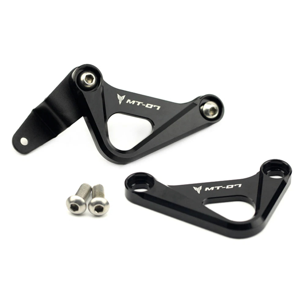 CNC Rear Foot Rest Blanking Plates for Yamaha MT-07 FZ-07 (2014–2024)