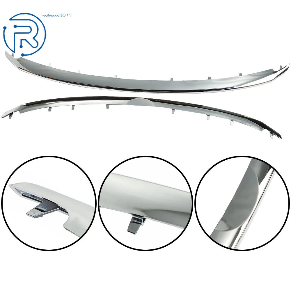 Chrome Upper and Lower Grille Trim for Ford Explorer (2011-2015)