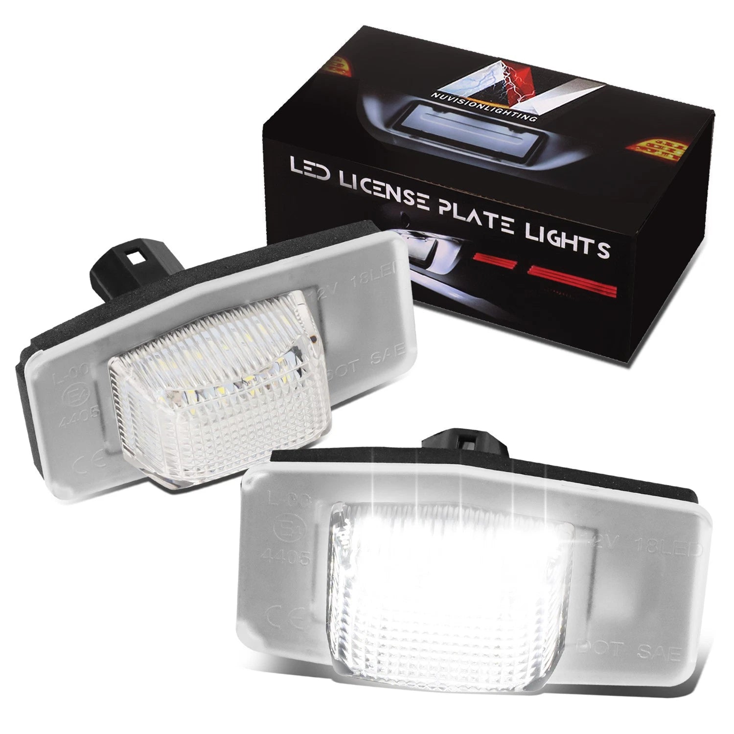 LED License Plate Light Lamps for Mazda Miata MX-5 (1999–2007)