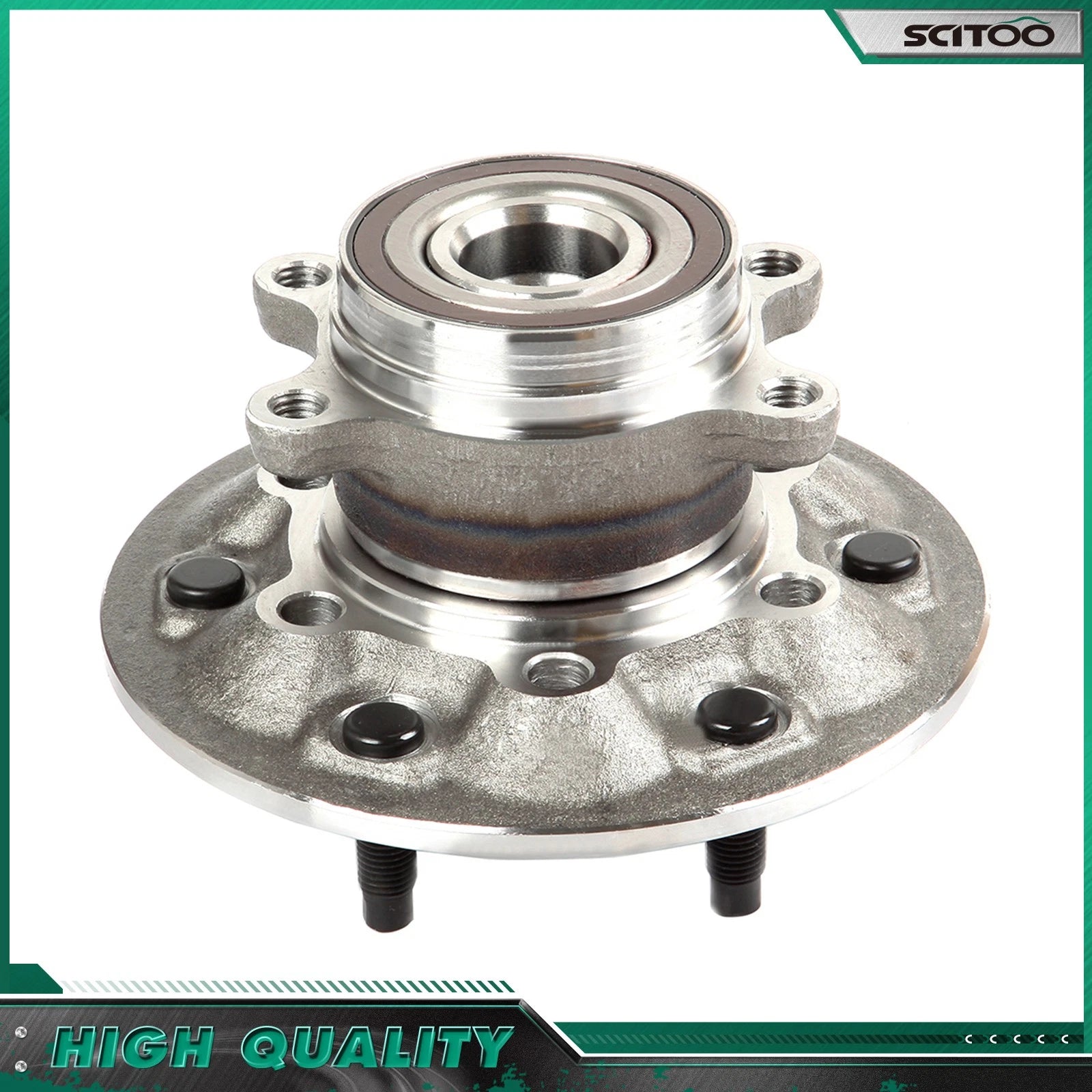 Set of 2 Front Wheel Bearings Hub for Chevrolet Colorado GMC Canyon (2009–2012)