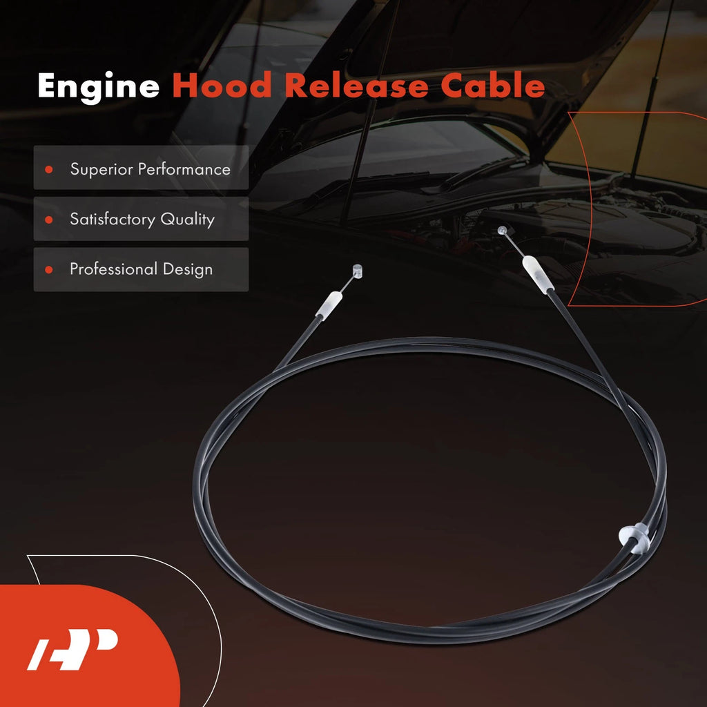 Hood Release Cable w/o Handle for Toyota Sienna (2004-2010)