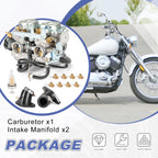 Carb Intake Manifold for Yamaha V-Star 650 Classic Custom Silverado (1998–2003)