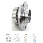 Set of 4 Wheel Hubs for VW Audi (Front & Rear)
