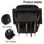 Waterproof Linear Actuator Switch with Momentary Polarity Reverse Function for