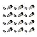 Set of 12 Chrome Tire Valve Stems for Go-karts, Hot Rods