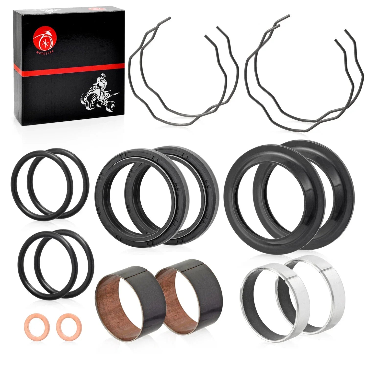Fork Bushing Dust Oil Seal for HONDA VT1100C2 Shadow Sabre (2000–2007)