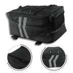 8L PU Material Rear Rack Trunk Bag for Bike Cycles