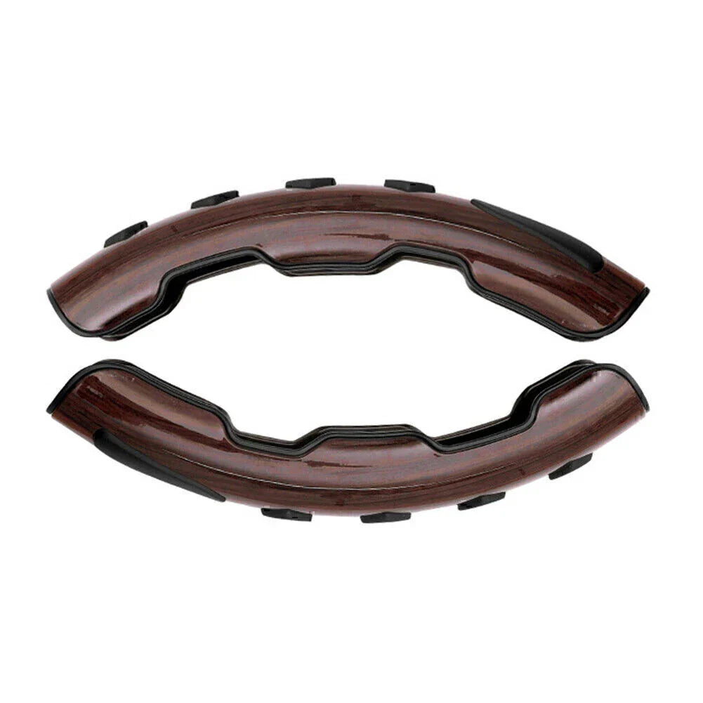 Brown ABS Non-Slip Steering Wheel Covers for Honda Civic Accord CRV