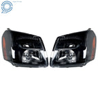 Headlights for Chevy Equinox (2005–2009) Black Housing Smoked Lens Assembly