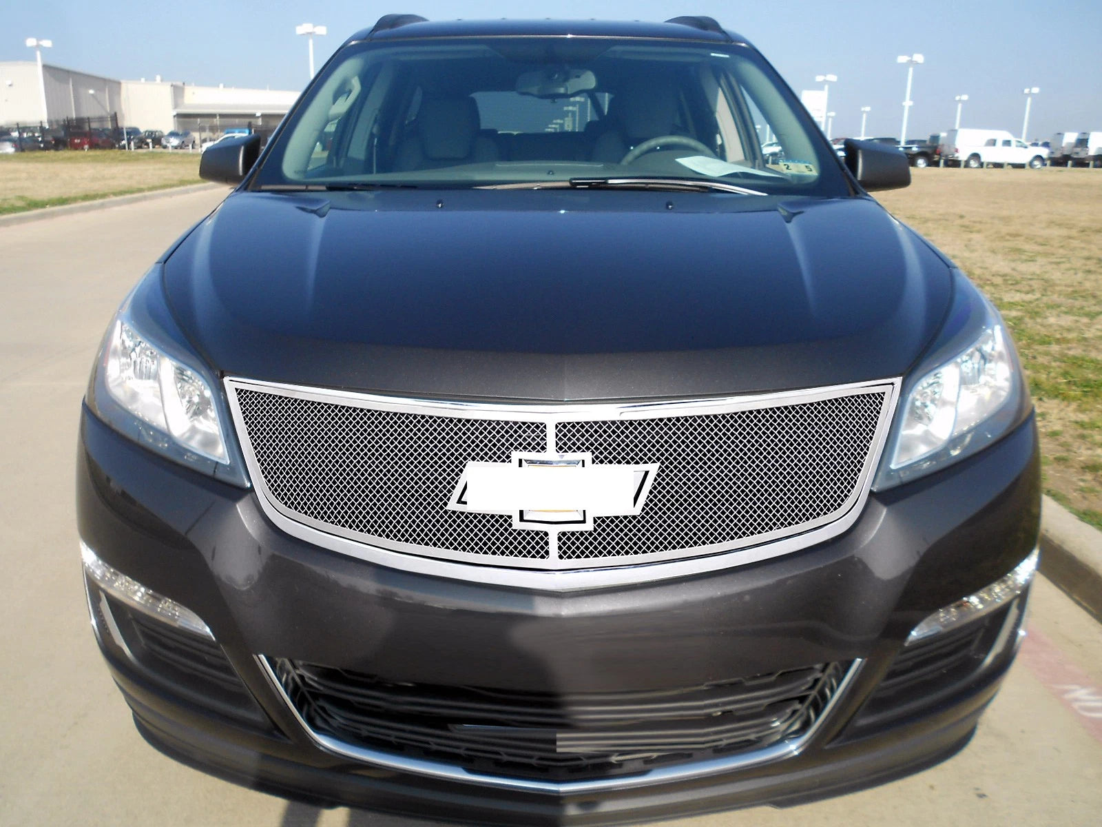 Stainless Chrome Mesh Grille Insert for Chevy Traverse (2013-2017)
