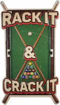 Embossed Metal Sign for Pool Table (Vintage)
