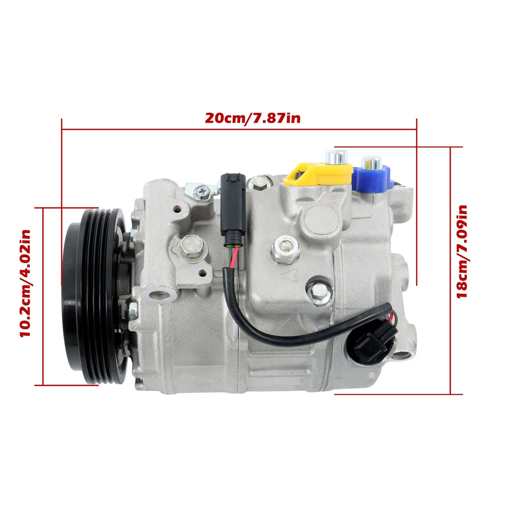 AC Compressor for BMW E60 E63 E64 E65 E66 550i 650i 750i 750Li 760Li (2004-2010)