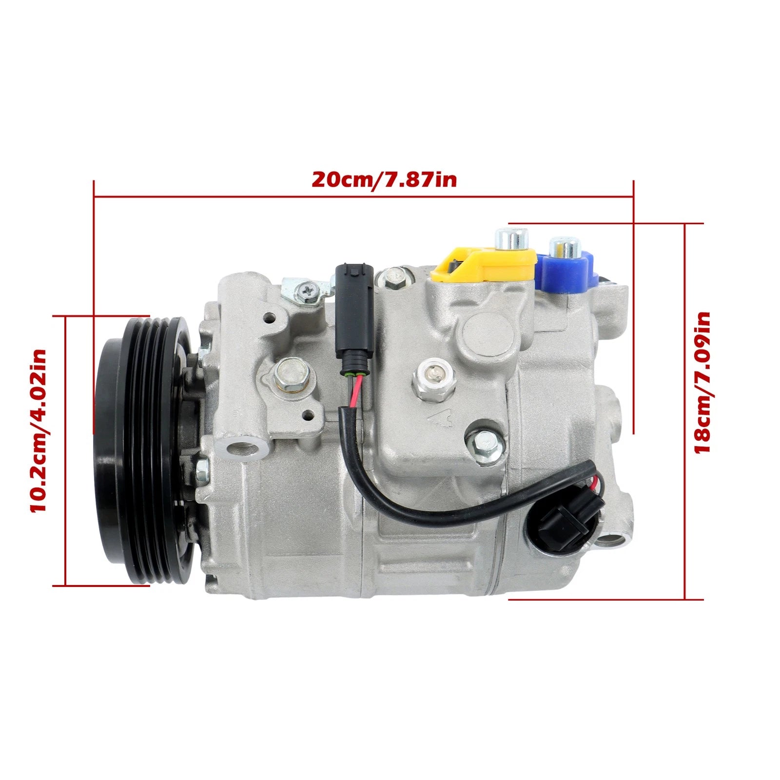 AC Compressor for BMW E60 E63 E64 E65 E66 550i 650i 750i 750Li 760Li (2004-2010)