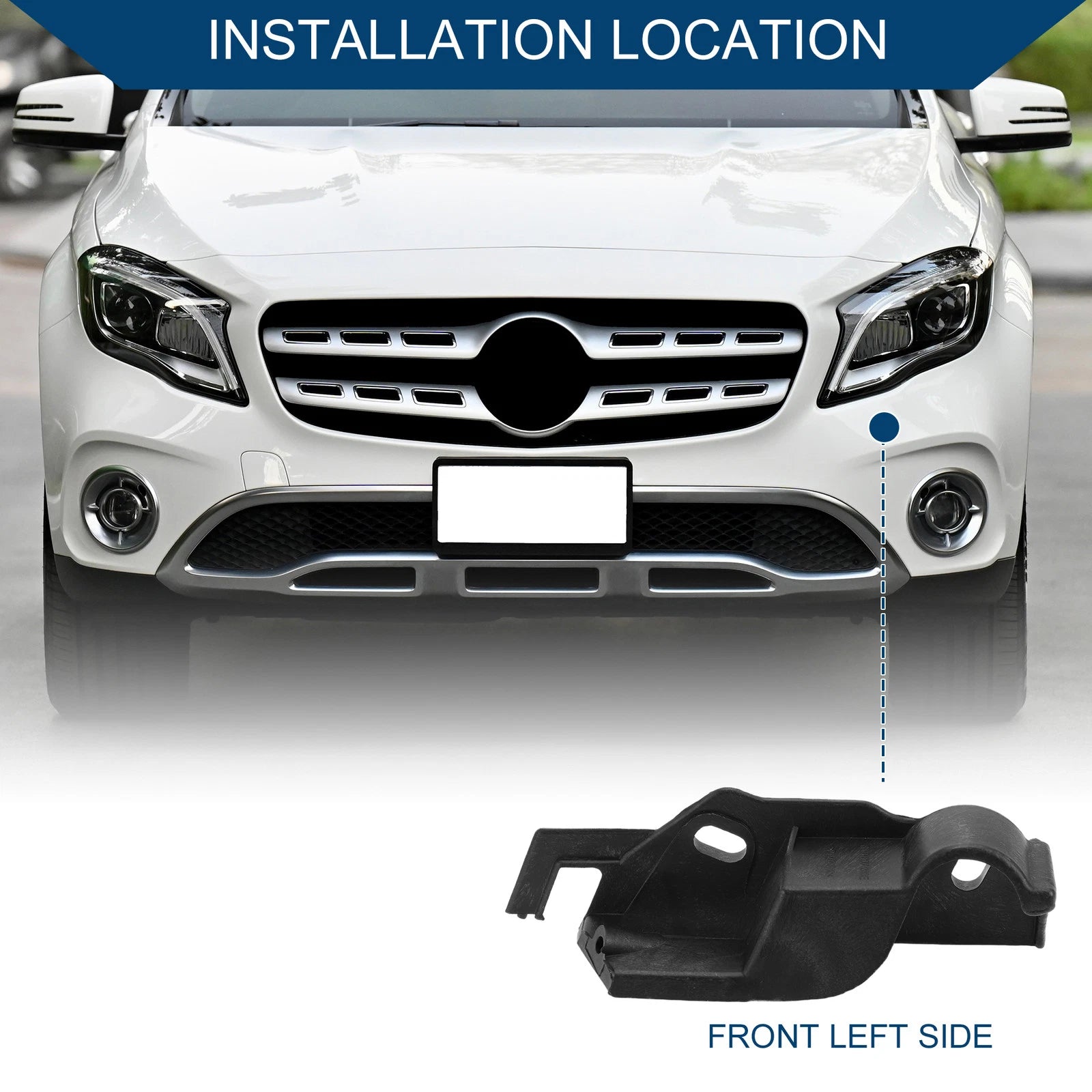 1pc Left Front Bumper Support Bracket No. 8K0807283 for Audi A4 Quattro (2013–2016)