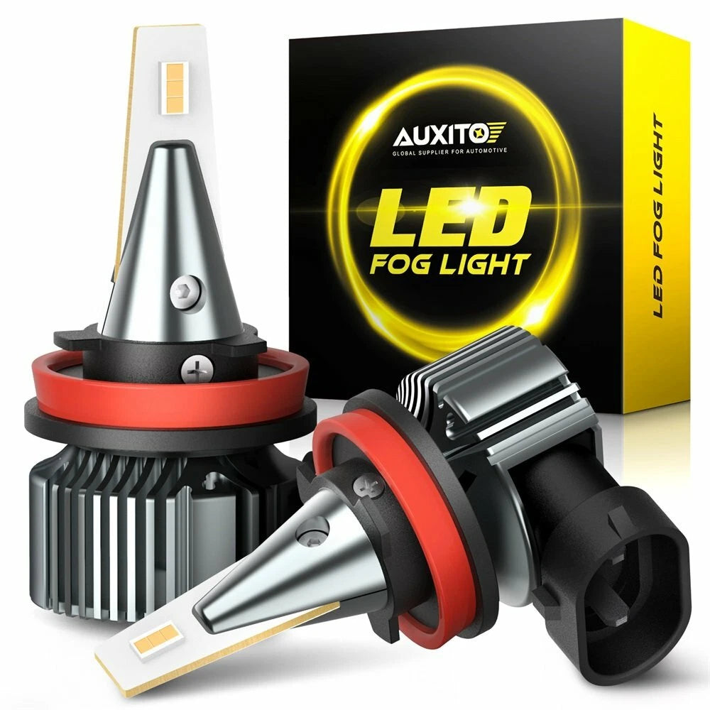 2X LED Fog Light Bulbs for H8 H11 H16 (4000LM)