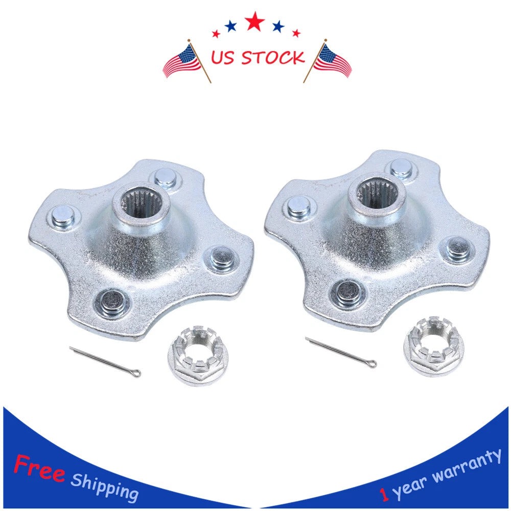Set of 2 Rear Axle Wheel Hubs for Honda TRX420 Rancher (2007–2013)