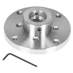 4 Inch Steel Wood Lathe Face Plate for (1" x 8TPI)