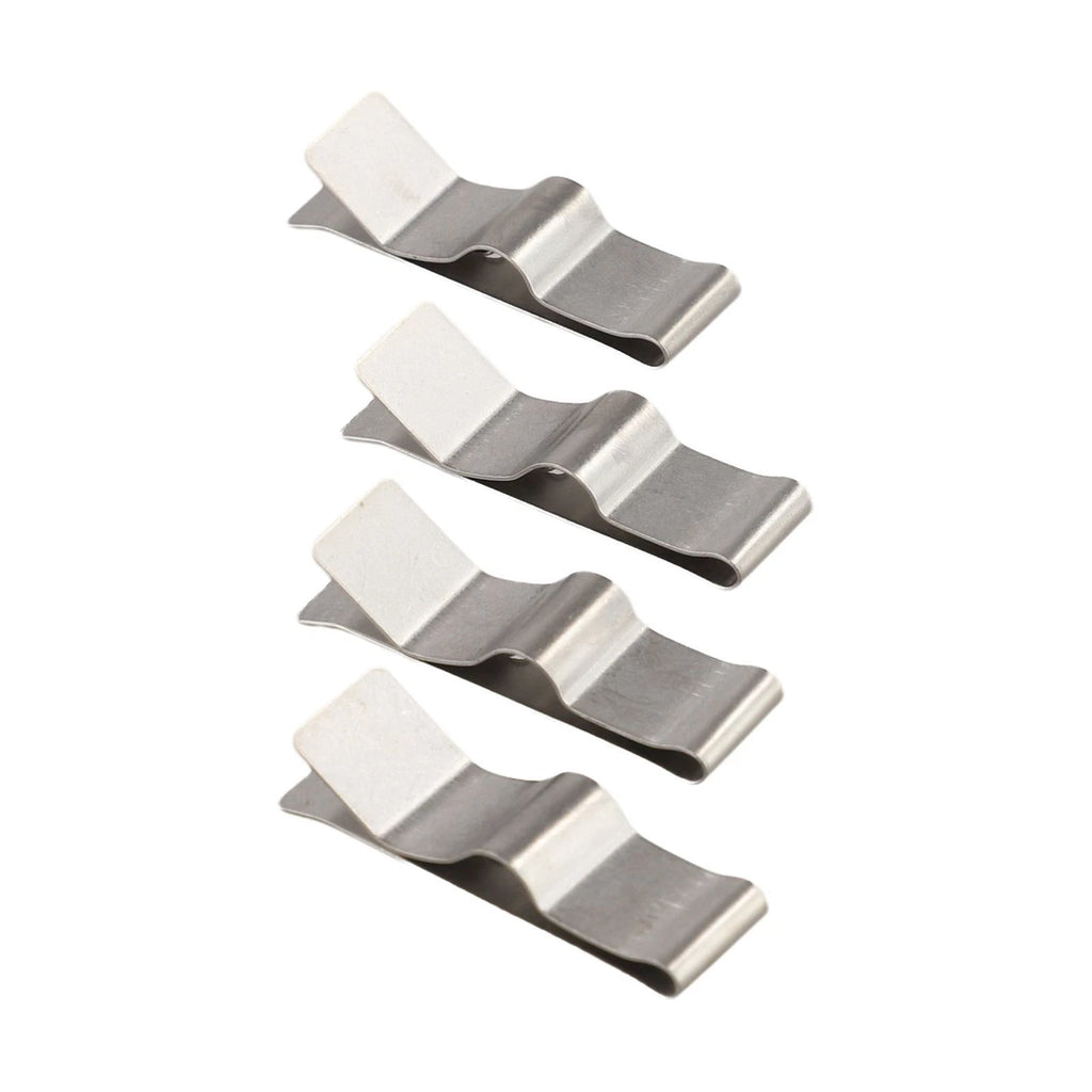 Set of 4 RV Refrigerator Mounting Brackets for Temperature Sensor Stainless Steel