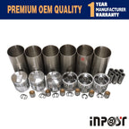 Engine Rebuild Kit for Mitsubishi S6S-D Excavator (S6S, 55mm)