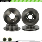 Set of 4 Brake Rotors for Chrysler 200 (2011) 262 mm
