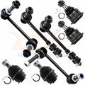 Set of 8 Front Ball Joints for Lexus GX470, Toyota 4Runner (2003–2009)